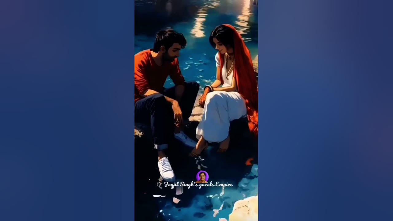 agar hum kahen aur wo muskura den#trending #love #gazal #jagjitsingh #chitra