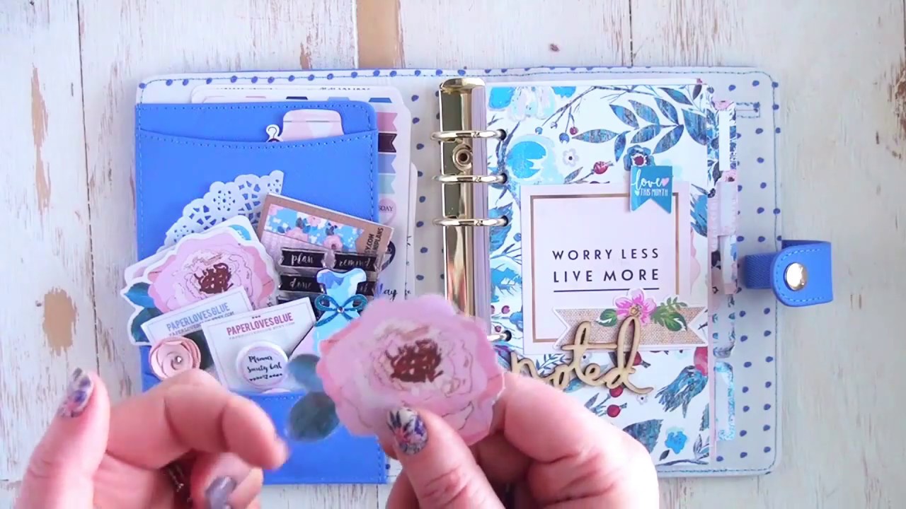 My Planner Society February box kit set up! TPS kit