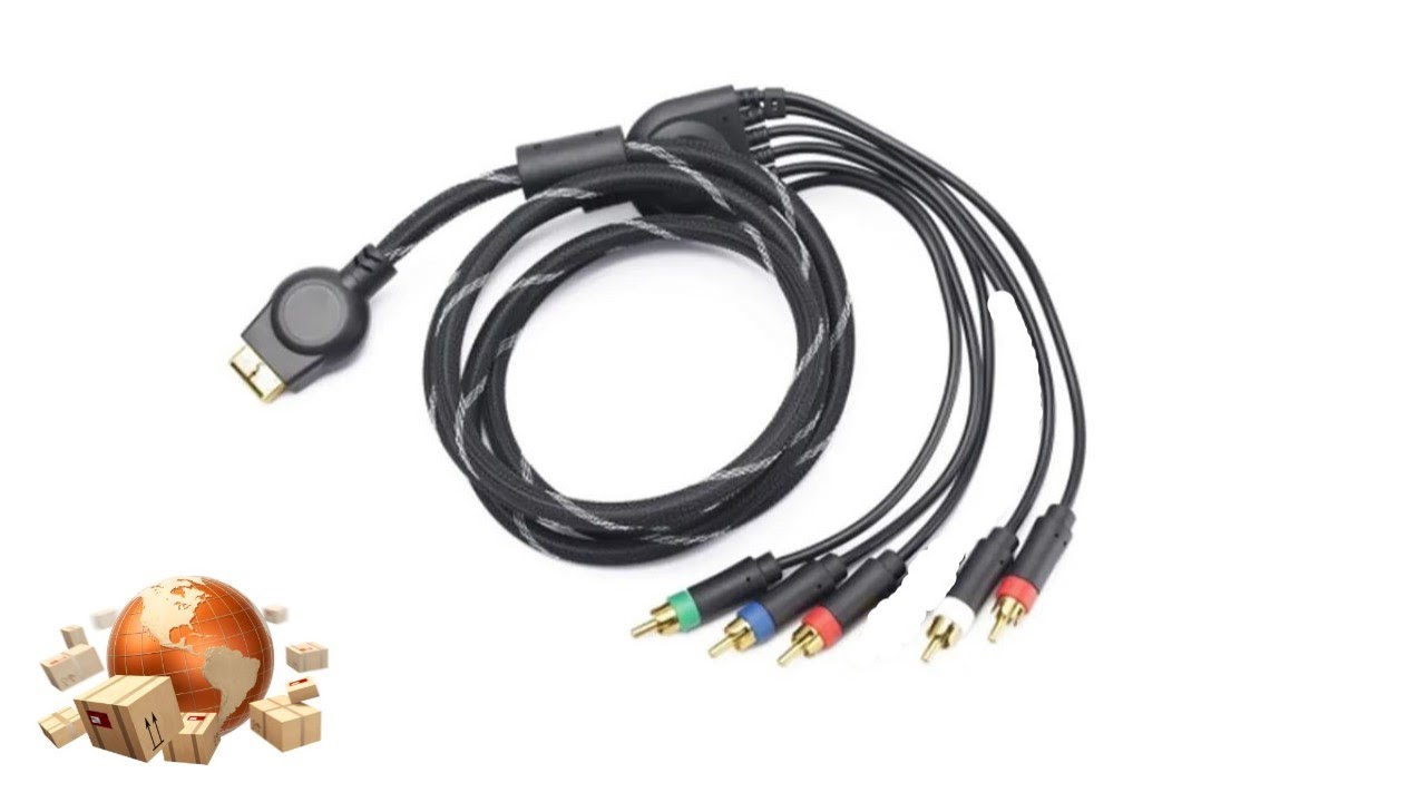 Câble Composante YUV Pour PS3 / PS2 / Xbox - GAMEWARE - Ouvert Jamais Servi
