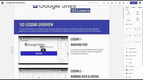 How to make a Table of Contents on Google Sites