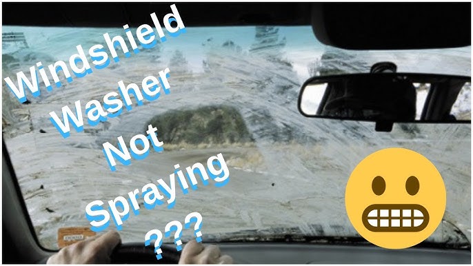 windshield washer spray not working