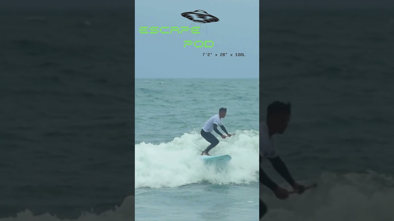 7'2” x 28” x 100L Escape Pod #Infinitysup #daveboehne