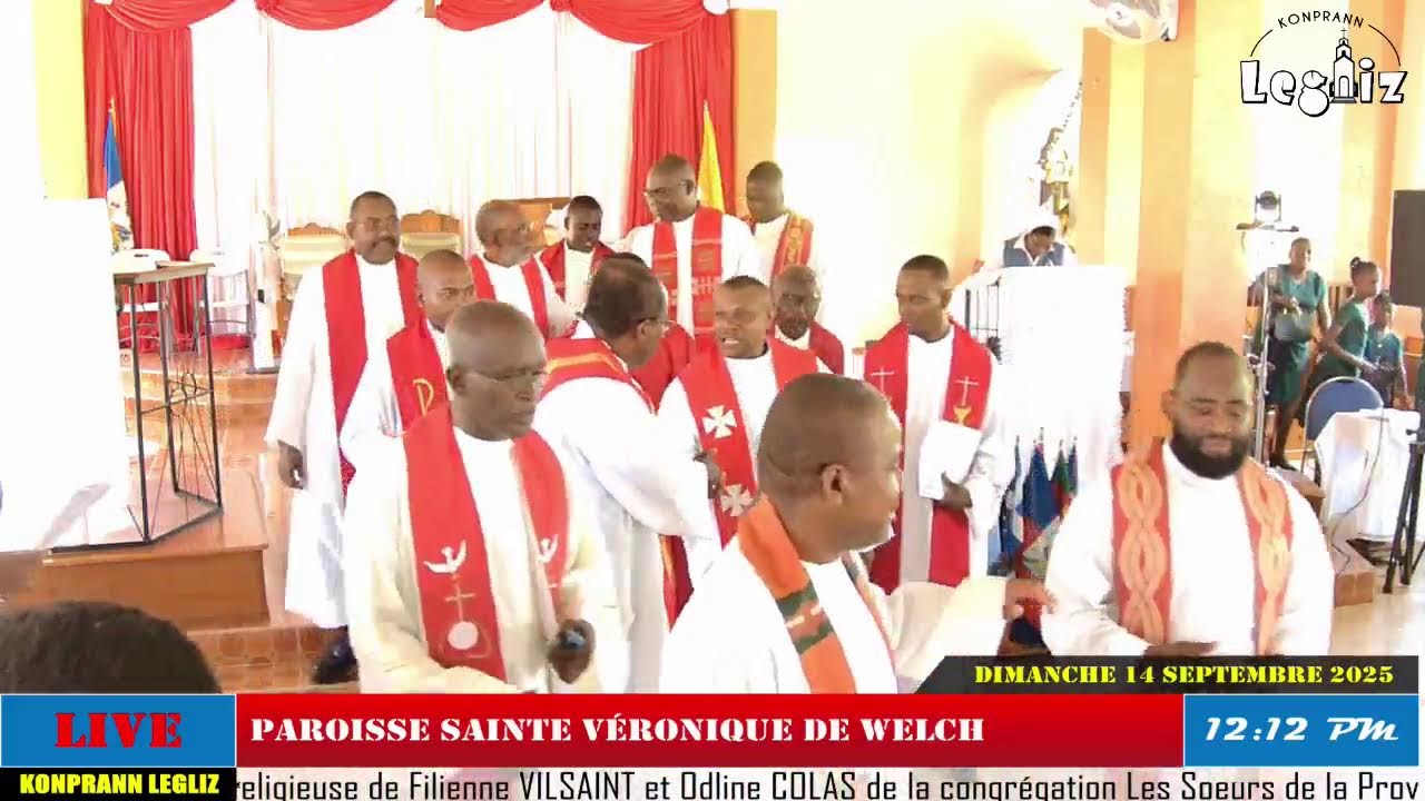 Vous suivez la Cérémonie de première Profession religieuse de Filienne VILSAINT et Odline COLAS