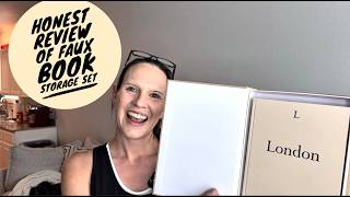 Faux Book Storage Box Review | Hidden Storage Home Decor Idea #ad