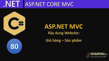 CS80  (Lập trình ASP.NET MVC 13)  Trang xem sản phẩm và chức năng giỏ hàng cart - website asp.net