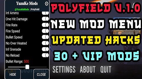 Polyfield New Mod Menu V.1.0 Latest Version | Link in Pinned Comment 