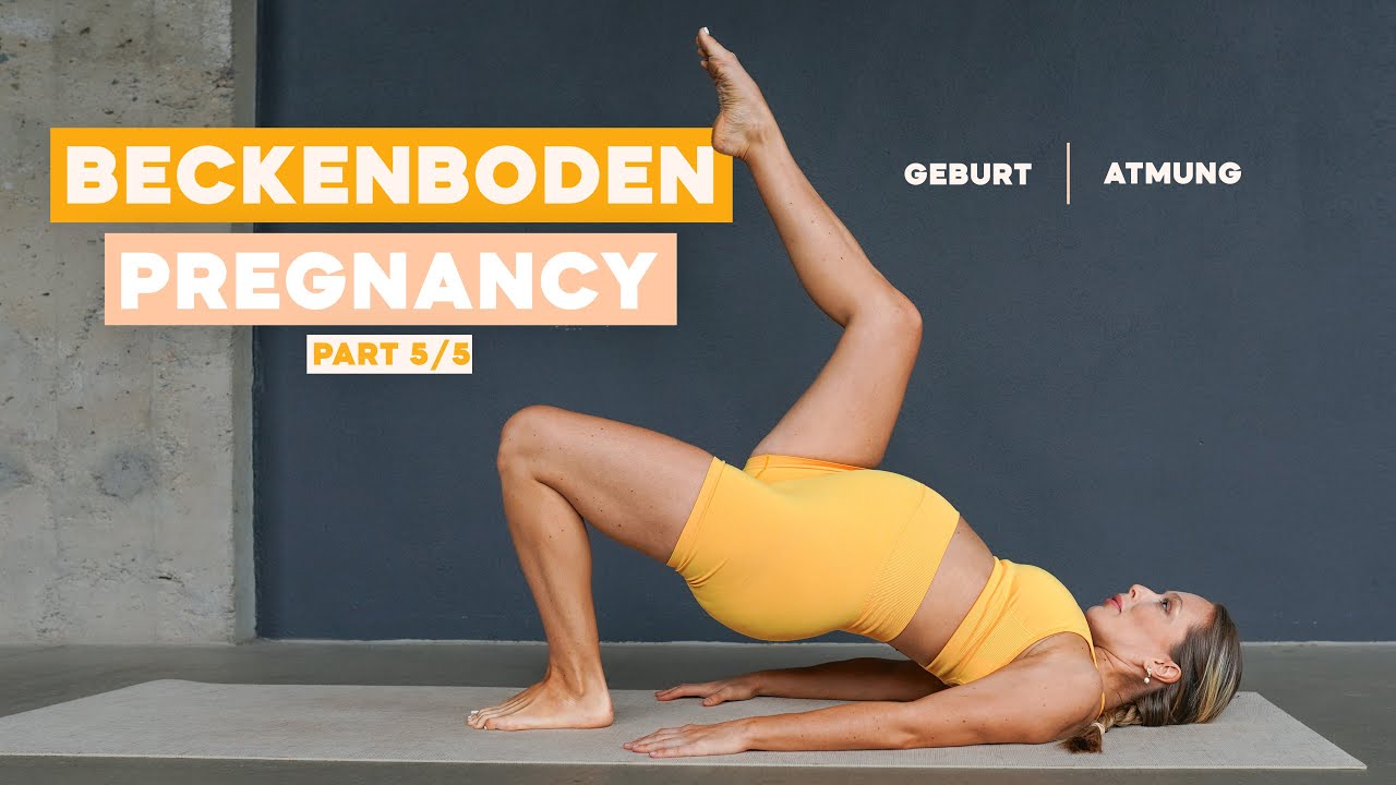 BECKENBODEN Part 5 | stärken & vorbereiten + richtige Atmung für Geburt 🤰 | Schwangerschaft Workout