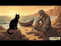 قصة الصياد الذي خانته الحياة و نفاه البحر إلى جزيرة ملعونة فلتقى بقط أسود جني غير حياته للأبد 
