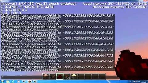 How to use Command Blocks in 1.7.4