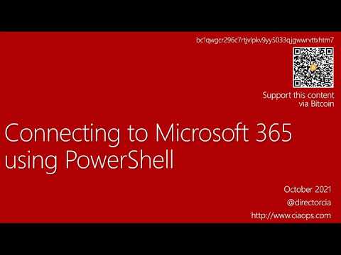 Connect to Microsoft 365 using PowerShell