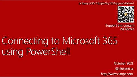 Connect to Microsoft 365 using PowerShell