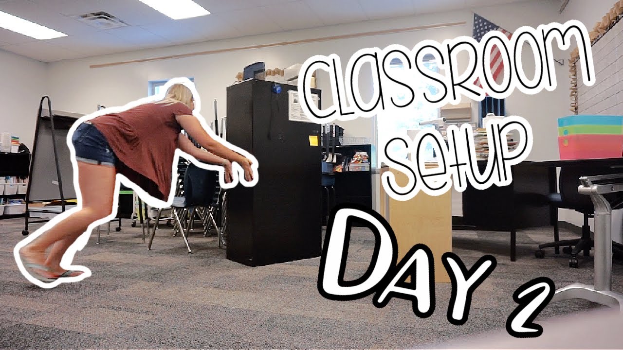 Classroom Setup Day 2// FIRST GRADE TEACHER VLOG - YouTube
