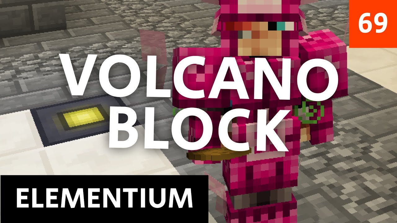 ELEMENTIUM 🔥 Minecraft Volcano Block #69 - YouTube