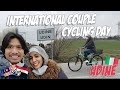 INTERNATIONAL COUPLE CYCLING DAY. Thank you 10000 SUBSCRIBERS |VLOG12 🇮🇹