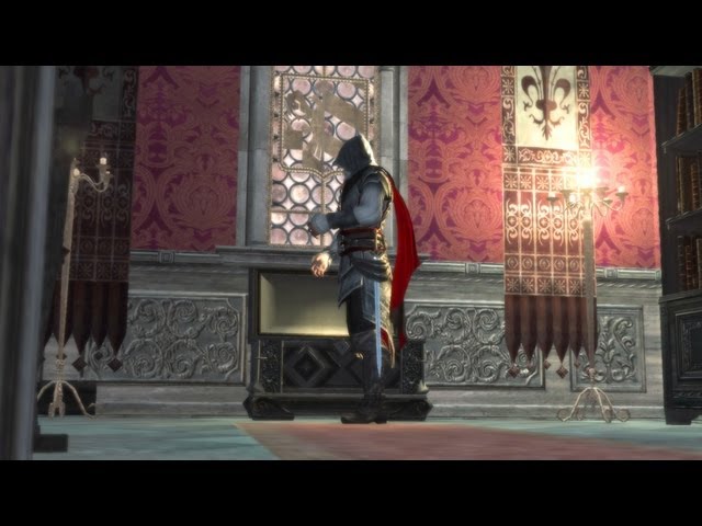 After 13 years, we finally have the E3 version of Ezio's robes in Assassin's  Creed II. With the iconic leather glove and a single leather spaulder, just  like in the E3 2009