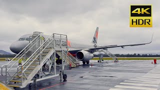 4K Hdr Full Flight - Hobart To Sydney Jetstar Jq720 Airbus 320-200