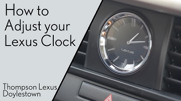 How to Adjust Your Lexus Clock: Daylight Savings Time Ends | Thompson Lexus Doylestown