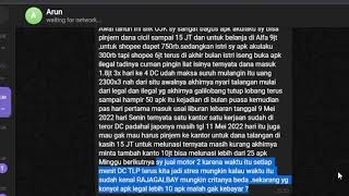 EXTREME!!! TELAT 2 TAHUN DI PINJOL LEGAL OJK!! INI YANG TERJADI. SILAHKAN LIHAT!!