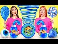 Blue Food Challenge | Funny Food Challenges by Multi DO