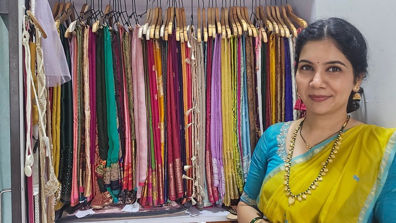 कधीच्या साड्या आहेत😅/बाबा गेले गावी😓/अक्षय तृतीया ला काय घेतले🧿/बहिणी मध्ये चालते ❤️