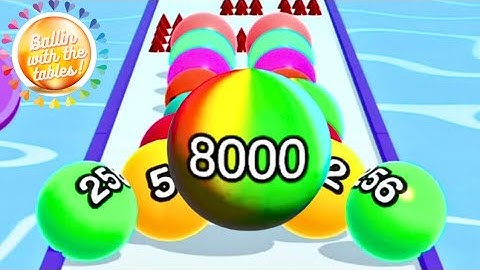 Ball Run 2048 Infinity Mode ♾️ vs Ball Run Maths Table Game (1–16×10) | Satisfying Merge Challenge