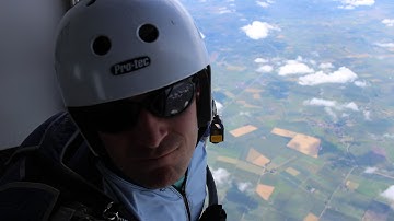 Skydiving 5000ft Altitude Jump, float exit