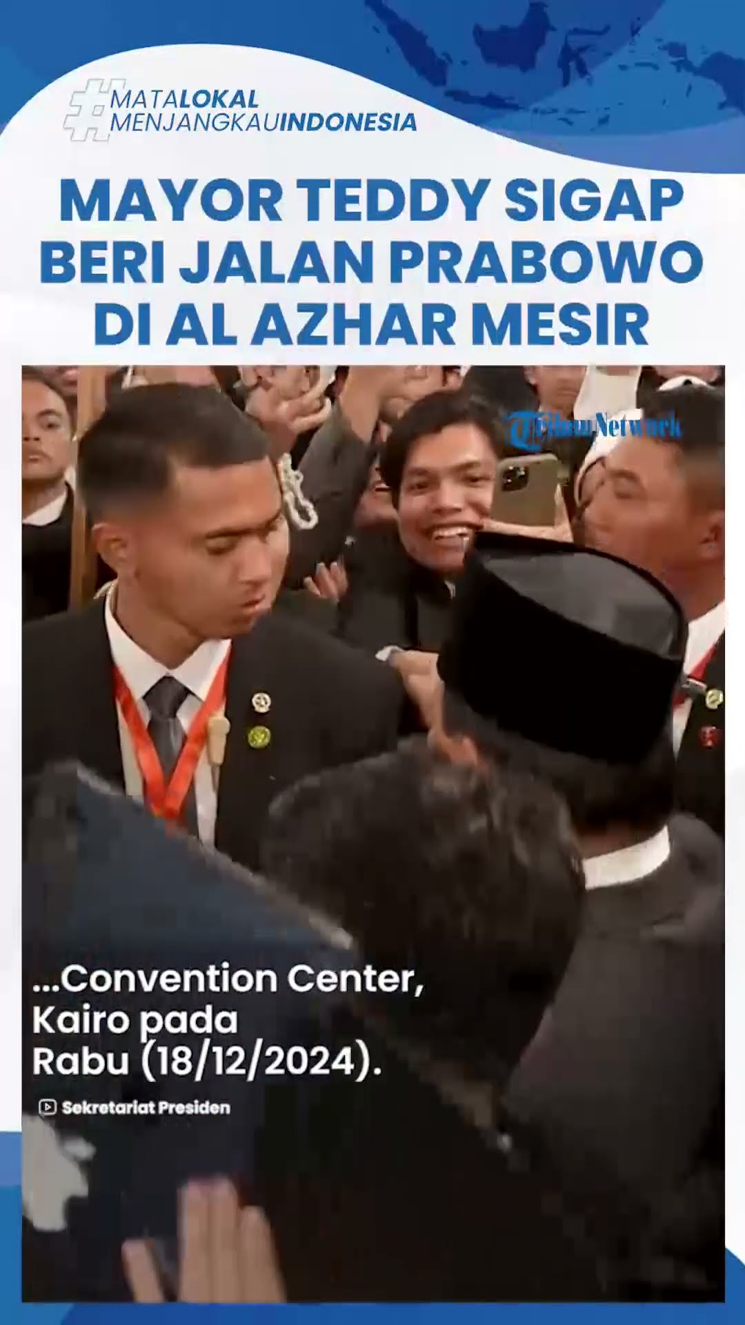 Aksi Sigap Mayor Teddy Beri Jalan untuk Presiden Prabowo yang Diserbu Mahasiswa Indonesia di Mesir