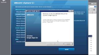 VMware vCenter Single Sign-On Installation