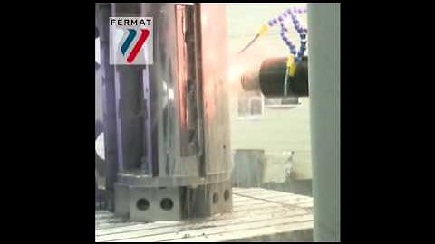 FERMAT Cross Table type Horizontal Boring Machine WFC 10 CNC- High Speed Drilling