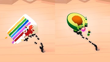 Idle Ants 🍎🥃🌮 BIG UPDATE!!! All Levels Gameplay Android,iOS