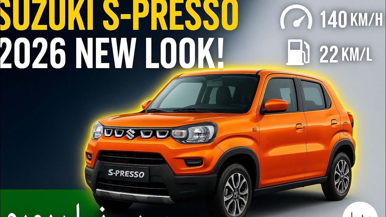Suzuki S-Presso 2026 | Full Review | New Exterior, Features, Price & Performance Jadeed Car جید گاڑی