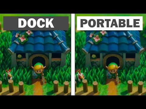 Zelda: Link's Awakening | Dock VS Handled | Graphics & FPS Comparison