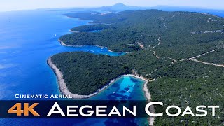 AEGEAN COAST 🇹🇷 Drone 4K Aerial | Αιγαίο Πέλαγος Ege Bölgesi Denizi Turkey Türkiye Turkei Resimi