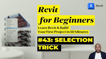 Revit Tutorial for Beginners: Part 43: Selection Trick (Select All Instances of Element)