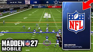 HOW TO PLAY SEASON MODE IN MADDEN MOBILE 27! screenshot 3