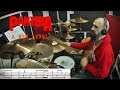 Pantera - A New Level DRUM COVER by Edo Sala with Drum Charts