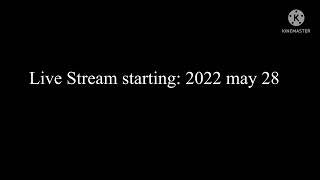 Doing A Youtube Live Stream On May 28