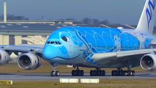 Ana A380 Takeoff & Landings集 With ミスパイロットサントラ