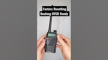 Boafeng Handy UV5R Factory Reset. #satellite #educational #radio #telecom