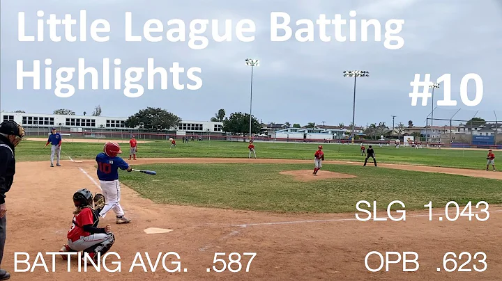 Little League Baseball Batting Highlights - 2022.  #10 Batting Average: 587.  OPB: 623.  SLG: 1.043. - DayDayNews