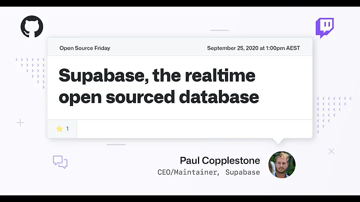 Open Source Friday with Paul Cobblestone of Supabase
