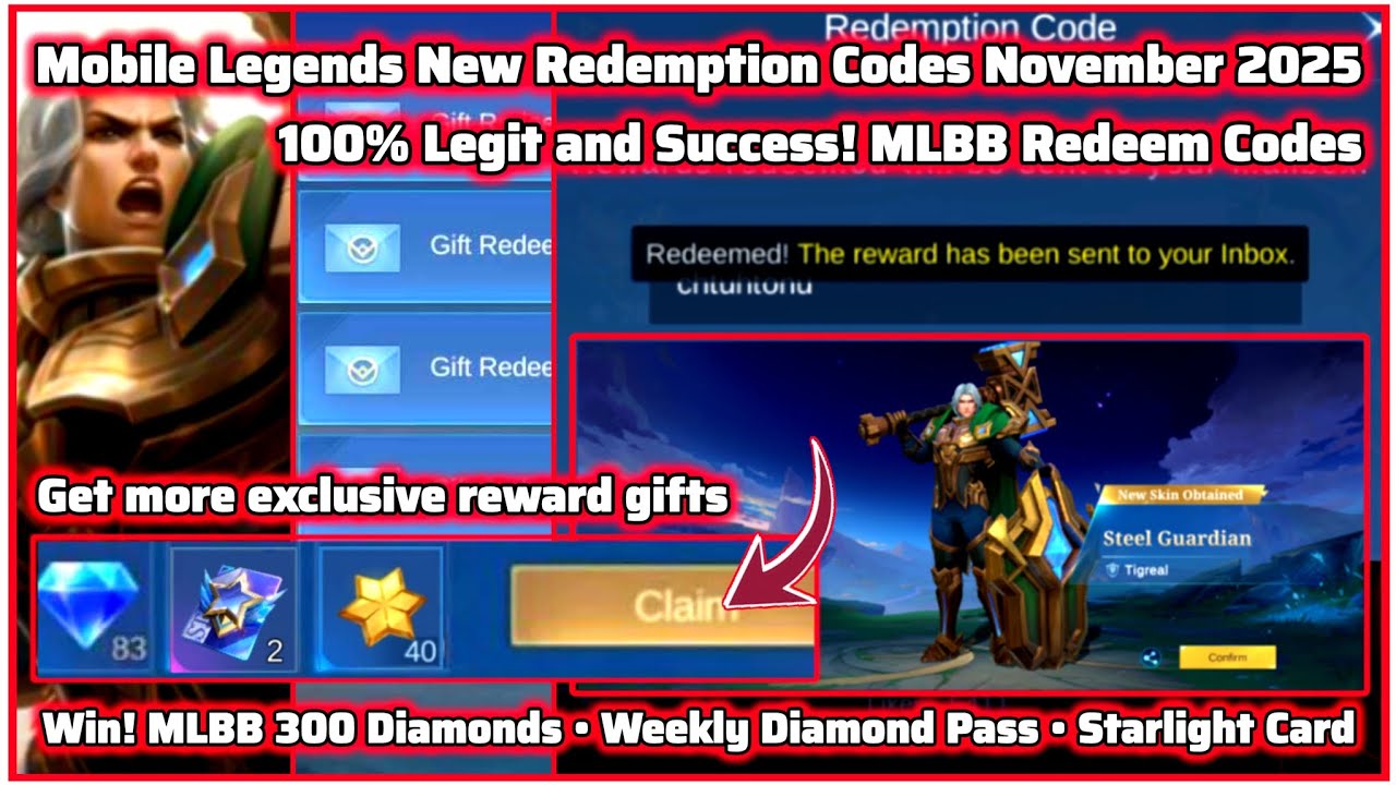 Legit! Mobile Legends New Redeem Codes November 21, 2025 - Claim your ...