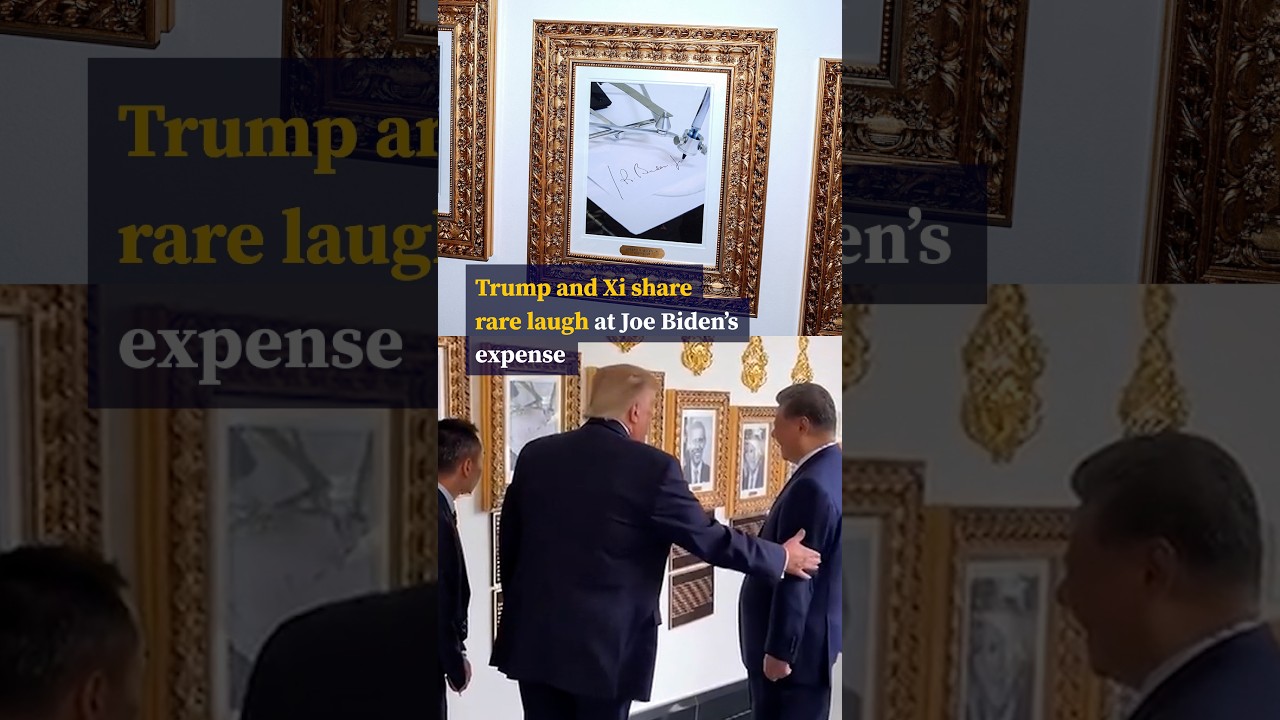 Trump’s autopen joke at Biden’s expense draws rare laugh from China’s Xi