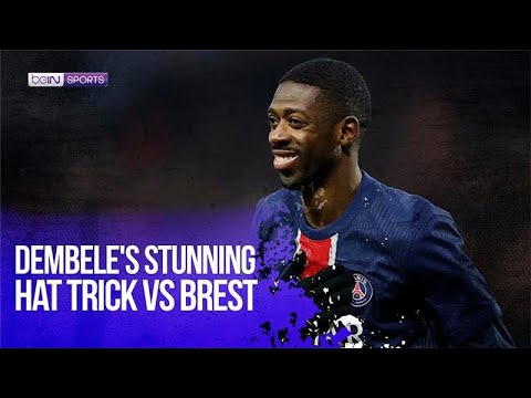 🔥 Ousmane Dembélé Incredible Hat-Trick against Stade Brest in Ligue 1 🇫🇷