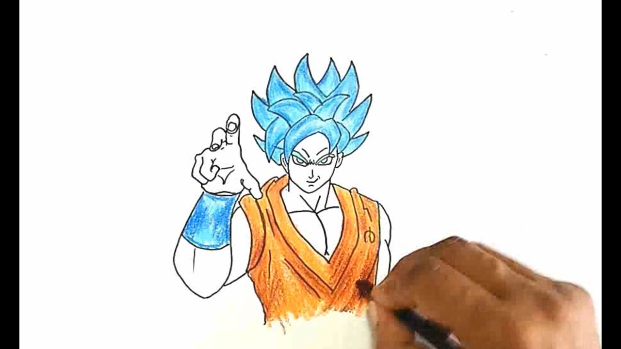 How to Draw Goku from Dragon Ball Z - YouTube