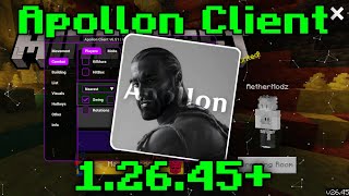 Apollon Client 1.26.45+ for MCPE/Bedrock | Hacked Client screenshot 4