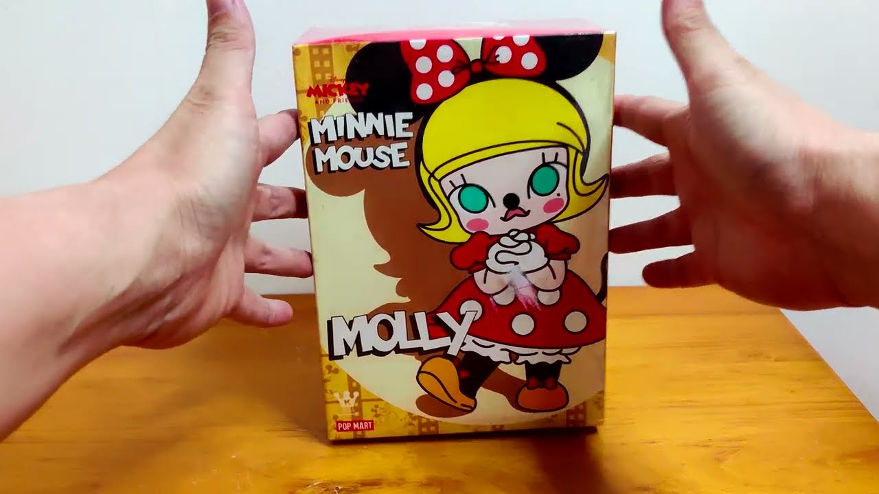 Unboxing Pop Mart Molly BJD - Minnie Mouse (泡泡玛特) - YouTube