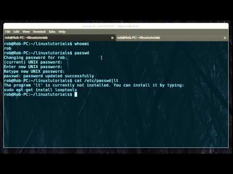 Video: How To Change Password In Linux