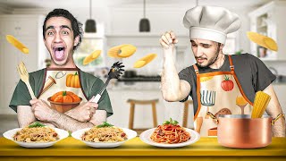 مسابقه آشپزی بین دو رفیق 😎😏 کی میبره؟!