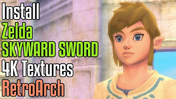 How to Install Zelda Skyward Sword 4K Texture Pack in RetroArch Dolphin - Wii Emulator